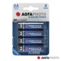 Pilha Alcalina Lr6/Aa 1.5V 4X Blister Power Agfaphoto