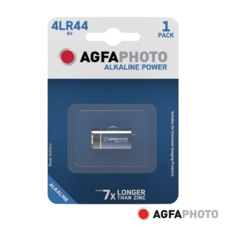 Pilha Alcalina 4Lr44 6V 1X Blister Power Agfaphoto