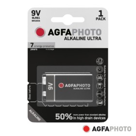 Pilha Alcalina 6Lr61/9V 9V 1X Blister Ultra Agfaphoto
