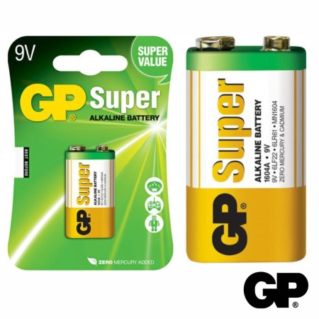 Pilha Super Alcalina 9V/6Lr61 Blister Gp