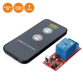 Kit Emissor Receptor De 1 Canal E 1 Comando Ir Prok Kit Emissor Receptor De 1 Canal E 1 Comando Ir Prok