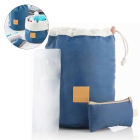 Bolsa De Viagem P/ Cosméticos Em Poliéster Impermeável