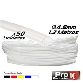 Tubo Manga Termoretráctil 4.8Mm 1.2M 50X Transparente Prok
