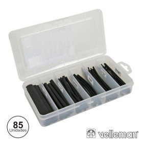 Kit Manga Termoretráctil C/ Cola 10Cm Preto 85X Velleman