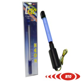 Lâmpada Néon Azul C/ Som De 12"