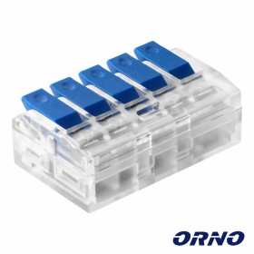Ligador Rápido C/ Patilha 5 Condutores 0.75-4Mm² 4X Orno