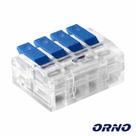 Ligador Rápido C/ Patilha 4 Condutores 0.75-4Mm² 50X Orno