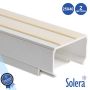Calha Técnica Pvc C/ Adesivo 25X40Mm 793Mm² 2M Solera
