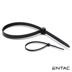 Conjunto 50 Braçadeiras Nylon 3.6X100Mm Preto Entac