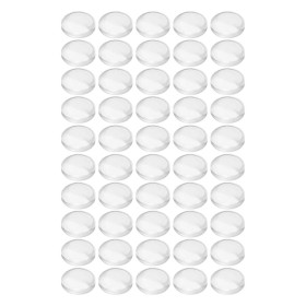 Batentes Adesivos De Silicone Transparentes 10Mm 50X