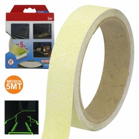 Fita Adesiva Antiderrapante 25Mm Fosforescente 5M Fita Adesiva Antiderrapante 25Mm Fosforescente 5M