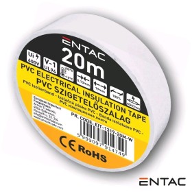 Fita Isoladora Branco 20M Entac