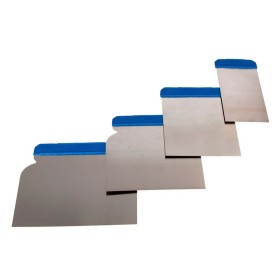 Conjunto De 4 Espátulas De Aço Inoxidável