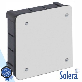 Caixa De Passagem Embutir C/ 12 Entradas 100X100X45Mm Solera