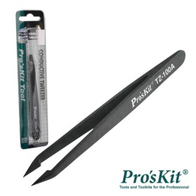 Pinça C/ Pontas Finas Condutivas Proskit