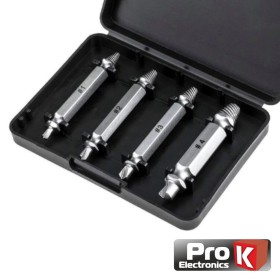 Conjunto De 4 Pontas P/ Remover Parafusos Prok