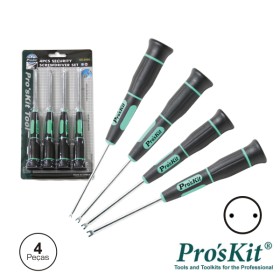Conjunto De 4 Chaves De Segurança Proskit