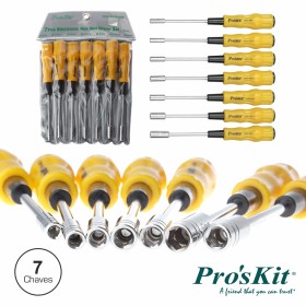 Conjunto De 7 Chaves Hexagonais Proskit