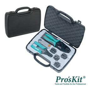Conjunto De Ferramentas P/ Cravar Cabos Coaxiais Proskit