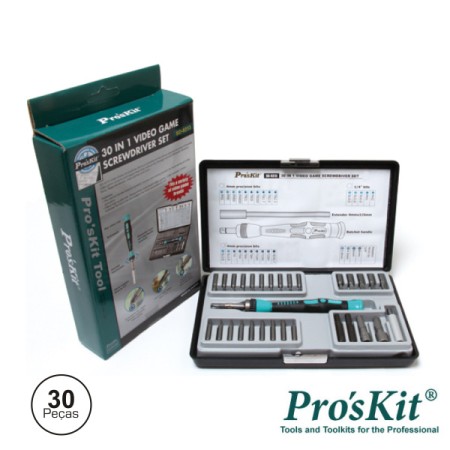 Conjunto De Chave C/ 27 Bits E Extensor Proskit