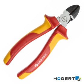 Alicate De Corte Diagonal Vde 1000V 160Mm Hogert Alicate De Corte Diagonal Vde 1000V 160Mm Hogert