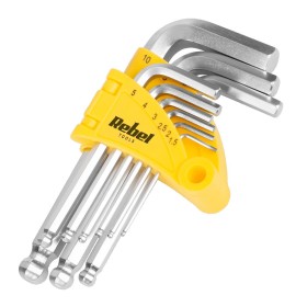 Conjunto 9 Chaves Sextavadas