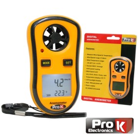 Anemómetro E Termómetro Digital Prok Anemómetro E Termómetro Digital Prok