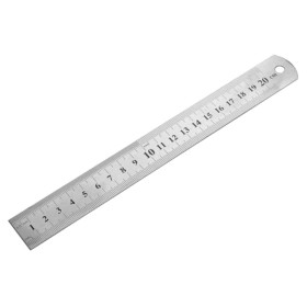 Régua Metálica 20Cm