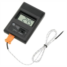 Termómetro Digital C/ Sonda Preto