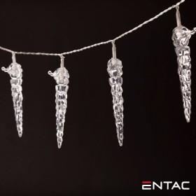 Grinalda 10 Leds Estalactite 2Xaa 1.65M Entac