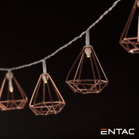 Grinalda 10 Leds Estruturas Metálicas 2Xaa 1.65M Entac