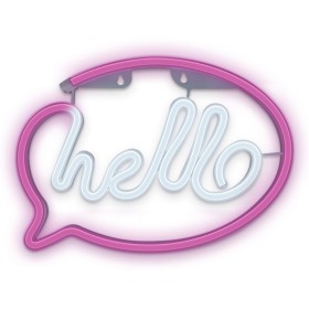 Luz Led Neon Em Forma De Letras Hello