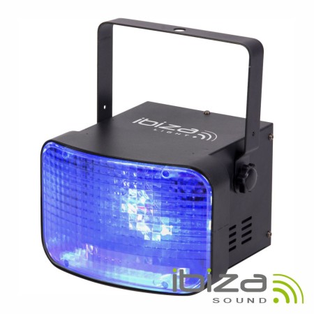 Projetor Luz C/ 2 Leds Cree Rgbw 10W Derby Dmx Ibiza