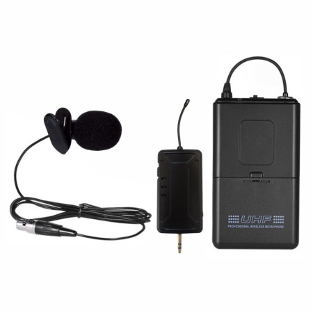 Microfone Lapela S/ Fios Uhf 500-999Mhz