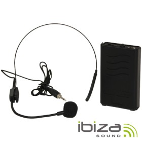 Microfone Headset S/ Fios 207.5Mhz Ibiza