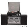 Gira-Discos 33/45/78Rpm Am/Fm/Cd/Cassete/Sd 2X2W Denver