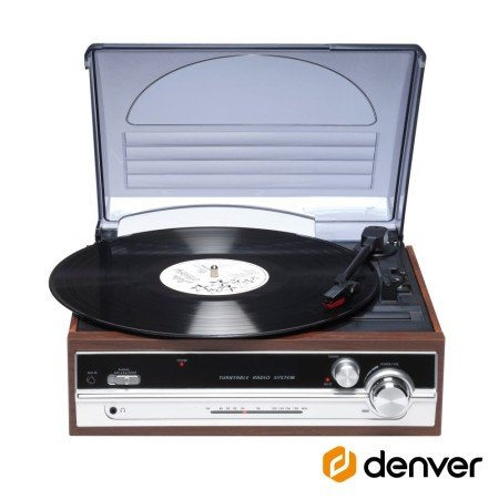 Gira-Discos 33/45/78Rpm Vintage Aux/Fm Denver