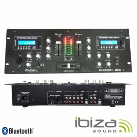 Mesa De Mistura 2 Canais 7 Entradas Usb/Bt/Sd Ibiza