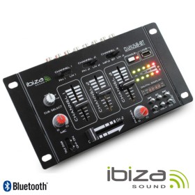 Mesa De Mistura 4 Canais 7 Entradas Usb/Bt Ibiza