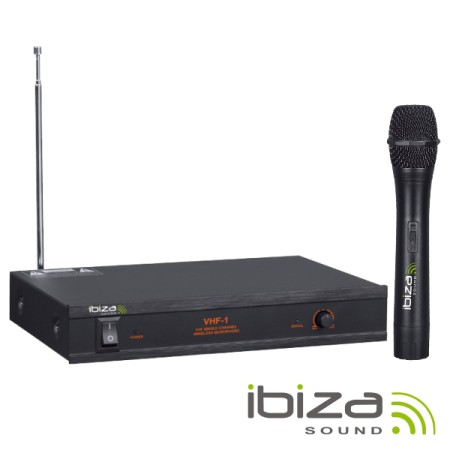 Central Microfone S/ Fios 1 Canal Vhf 207.5Mhz Ibiza