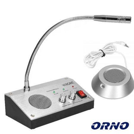 Microfone C/ Intercomunicador Bi-Direcional P/ Vidro