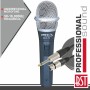 Microfone Dinâmico Unidireccional C/ Cabo 50Hz-16Khz Bst