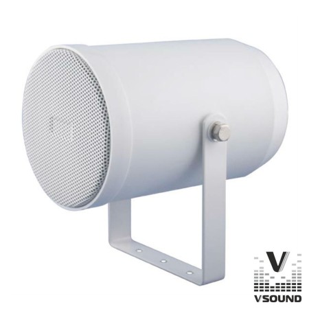 Altifalante Projetor Som Pa 100V 6.5" 10W Branco Vsound