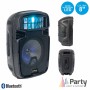 Coluna Amplificada Portátil 8" Com Efeitos Led Party