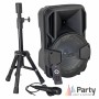 Coluna Amplificada 8" Usb/Bt/Sd Suporte/Micro Party