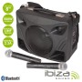 Coluna Amplificada 8" 500W Usb/Bt/Sd/Bat Preta Ibiza