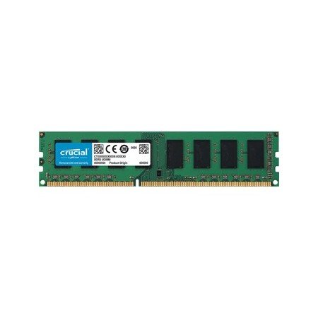 Memória RAM ddr3 l 4gb crucial - dimm - 1600 mhz - pc3 12800 - cl11 - 1.35v