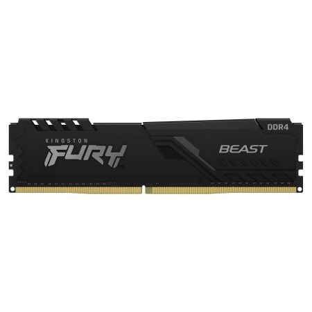 Memória ram ddr4 16gb kingston - 2666mhz - pc4 21300 - fury beast black - cl 16