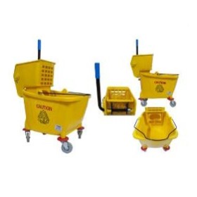 Balde Industrial c/Prensa - 32L HACCP C/Rodas