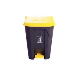 Balde Preto C/ Pedal 50L- Alta Qualidade C/Pedal